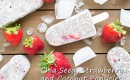 Chia Seed Recipe – Chia Seed, Strawberry & Coconut Popsicles