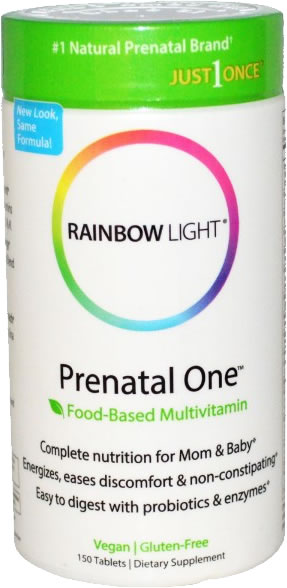 best prenatal vitamins rainbow light