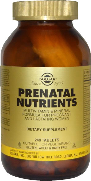 best prenatal vitamins solgar