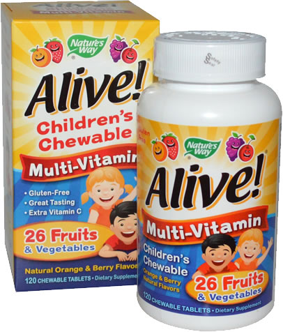 nature's way alive singapore green life children's chew